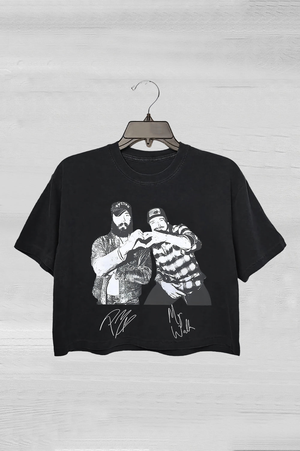 I Had Some Help Country Music Posty Wallen Crop Tee For Women