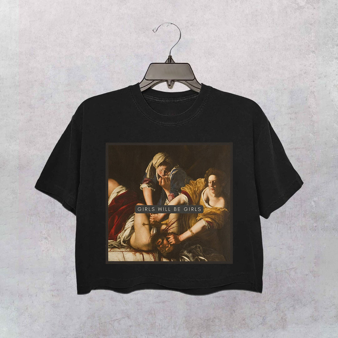 Girls Will Be Girls! Judith beheading Holofernes Crop Top For Women