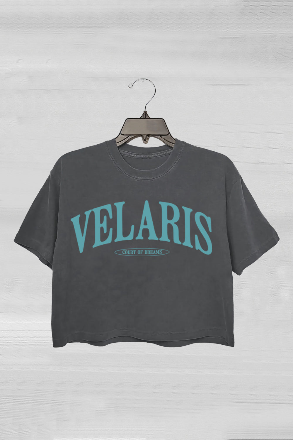 To The Stars Quote Velaris Crop Tee For Women