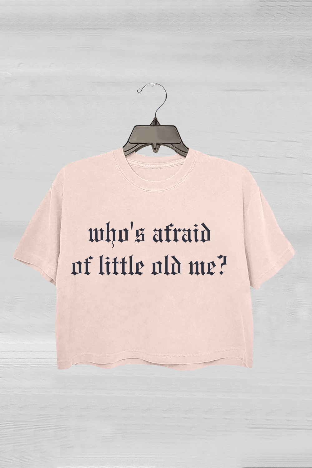 Who's Afraid Of Little Old Me You Should Be Swiftie Tortured Poets Crop Tee For Women