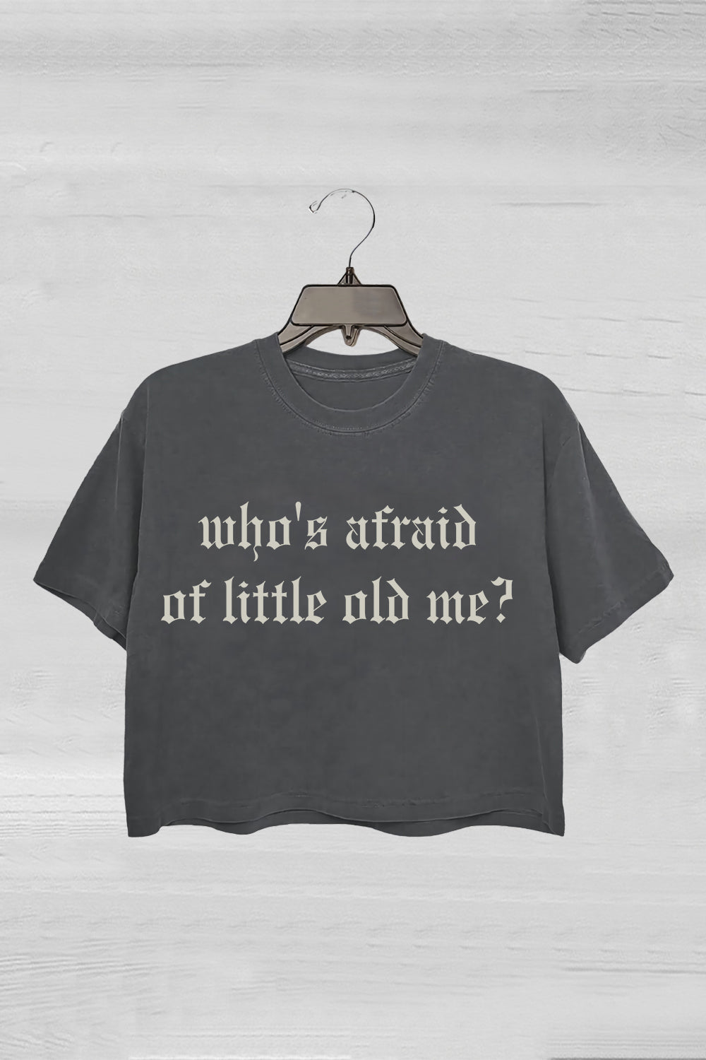 Who's Afraid Of Little Old Me You Should Be Swiftie Tortured Poets Crop Tee For Women
