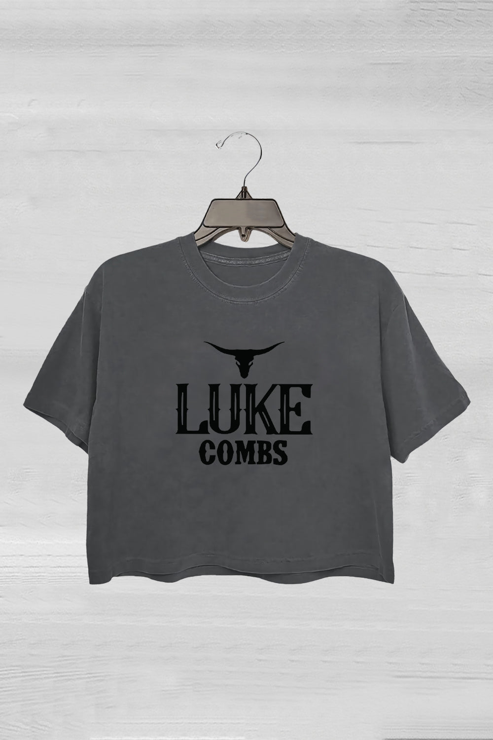 Luke Combs Country Music Cowgirl Crop Tee For Women