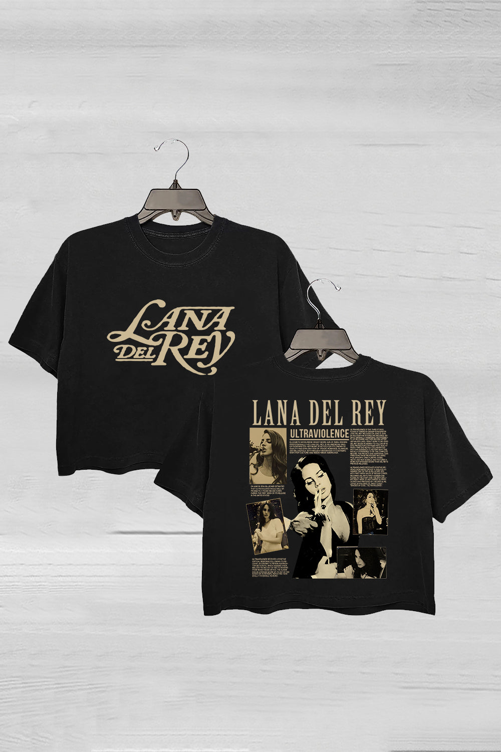 Lana Del Rey Graphic Crop Tee For Women