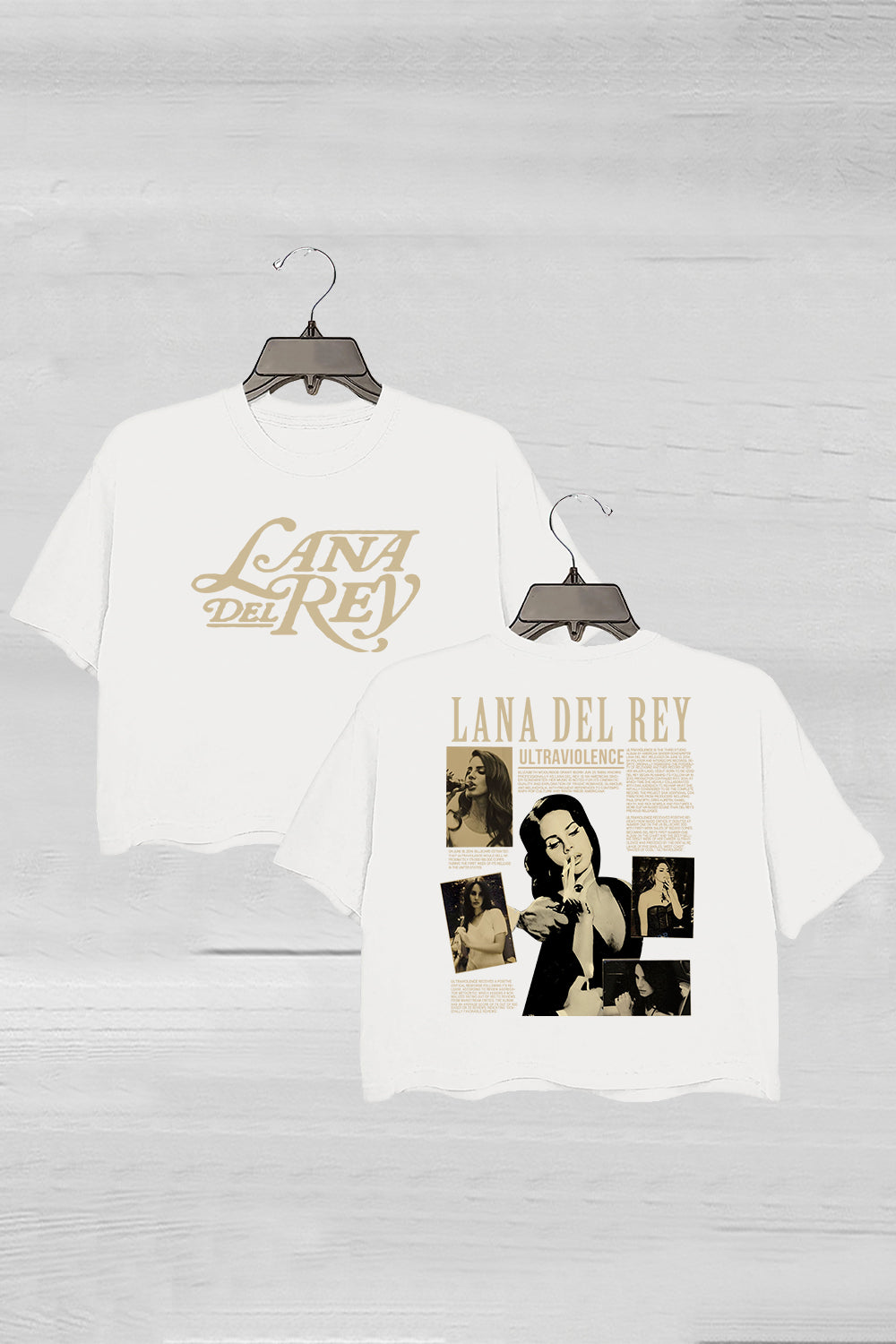 Lana Del Rey Graphic Crop Tee For Women