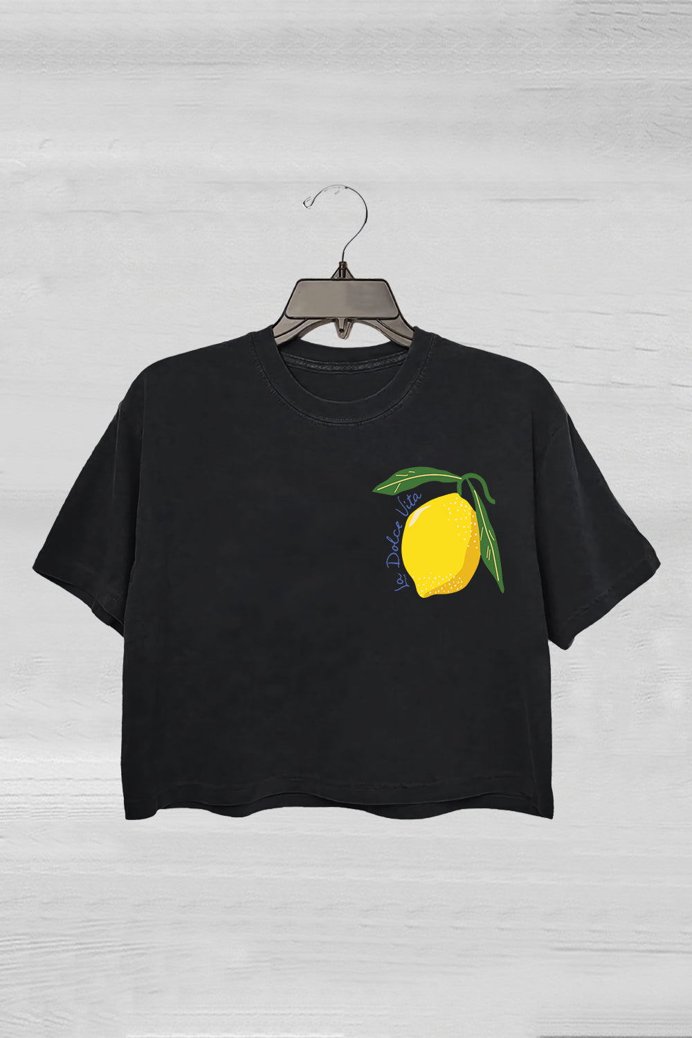 Limoncello La Dolce Vita Italy Crop Tee For Women