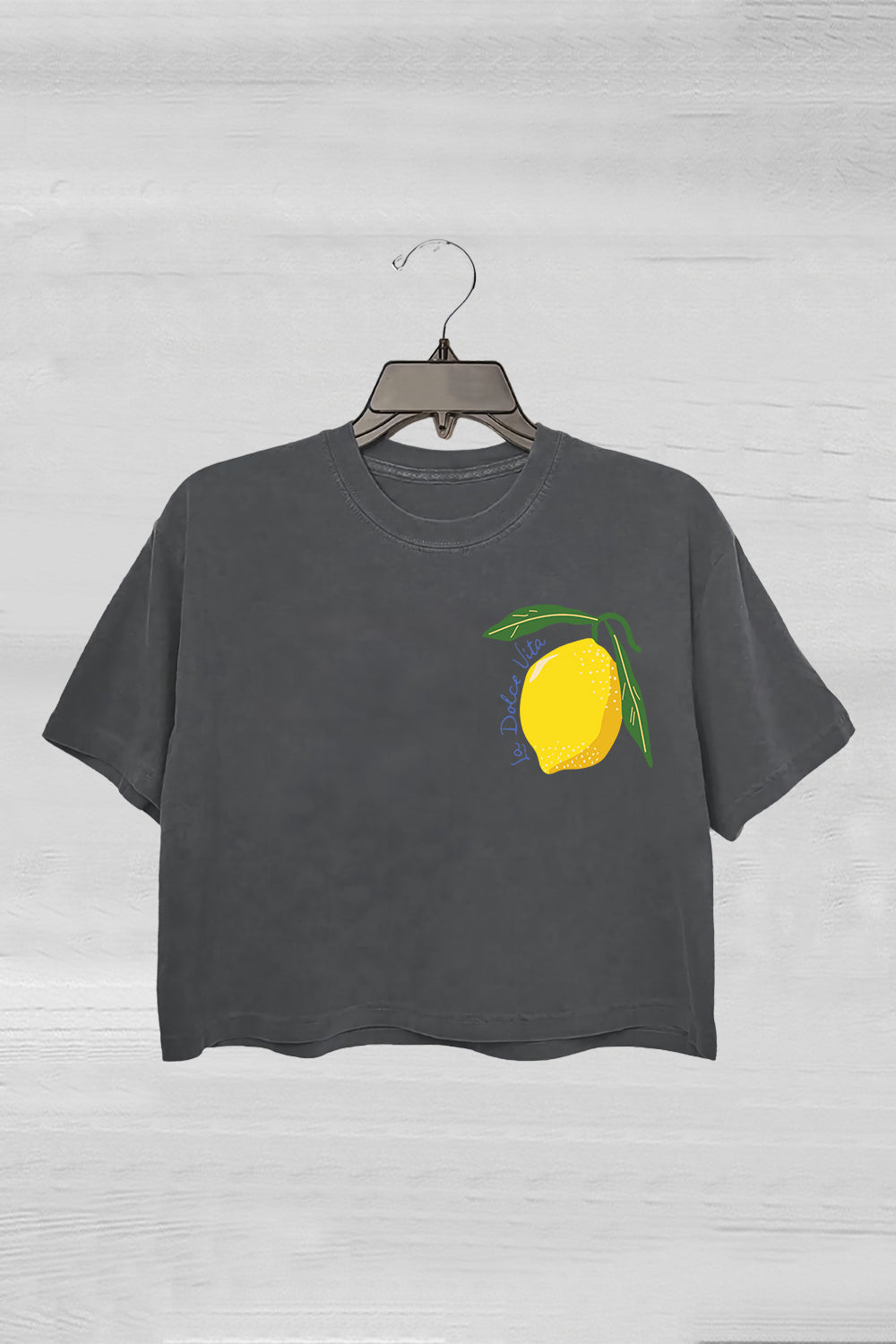 Limoncello La Dolce Vita Italy Crop Tee For Women
