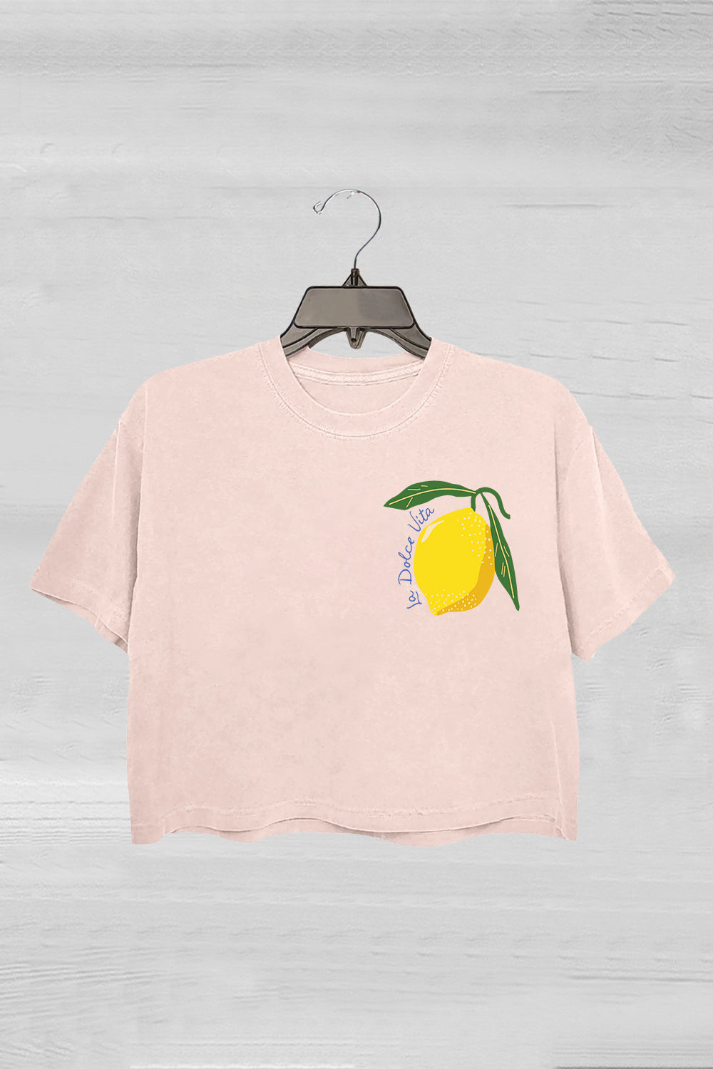 Limoncello La Dolce Vita Italy Crop Tee For Women