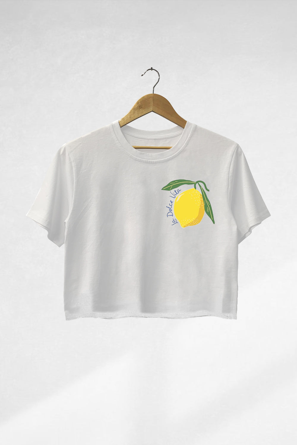 Limoncello La Dolce Vita Italy Crop Tee For Women