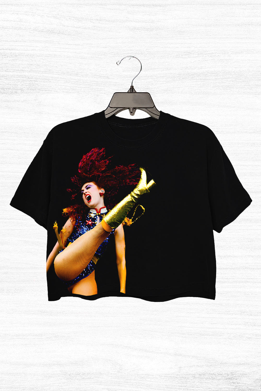 Happy hot to go anniversary Ver.1 Chappell CROP TOP FOR WOMEN
