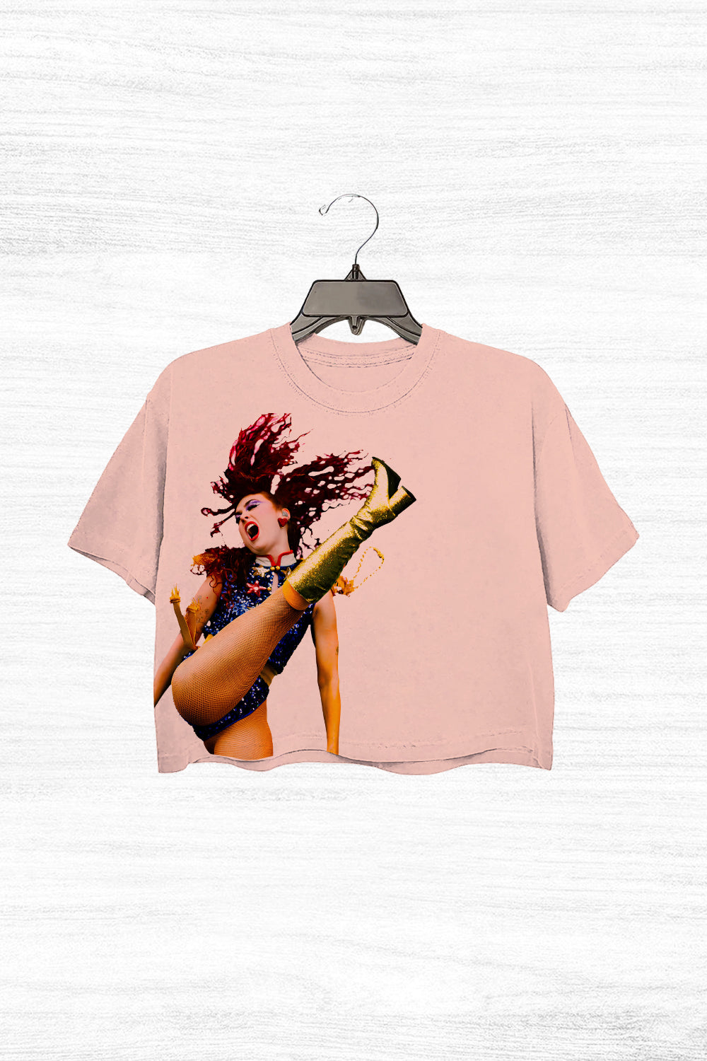 Happy hot to go anniversary Ver.1 Chappell CROP TOP FOR WOMEN