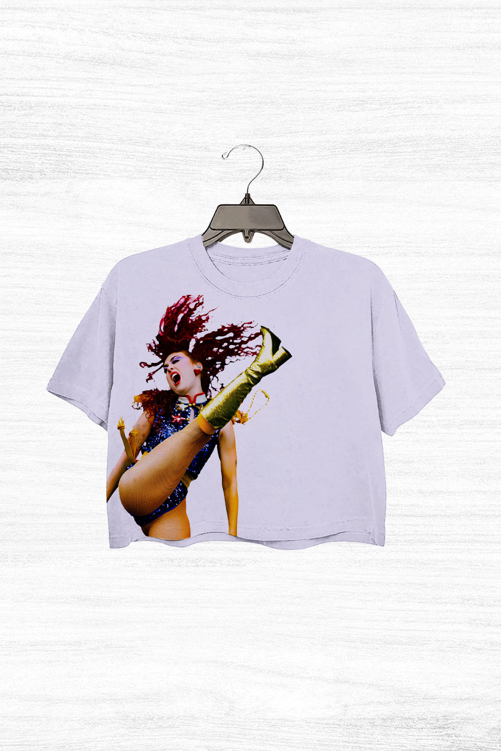 Happy hot to go anniversary Ver.1 Chappell CROP TOP FOR WOMEN