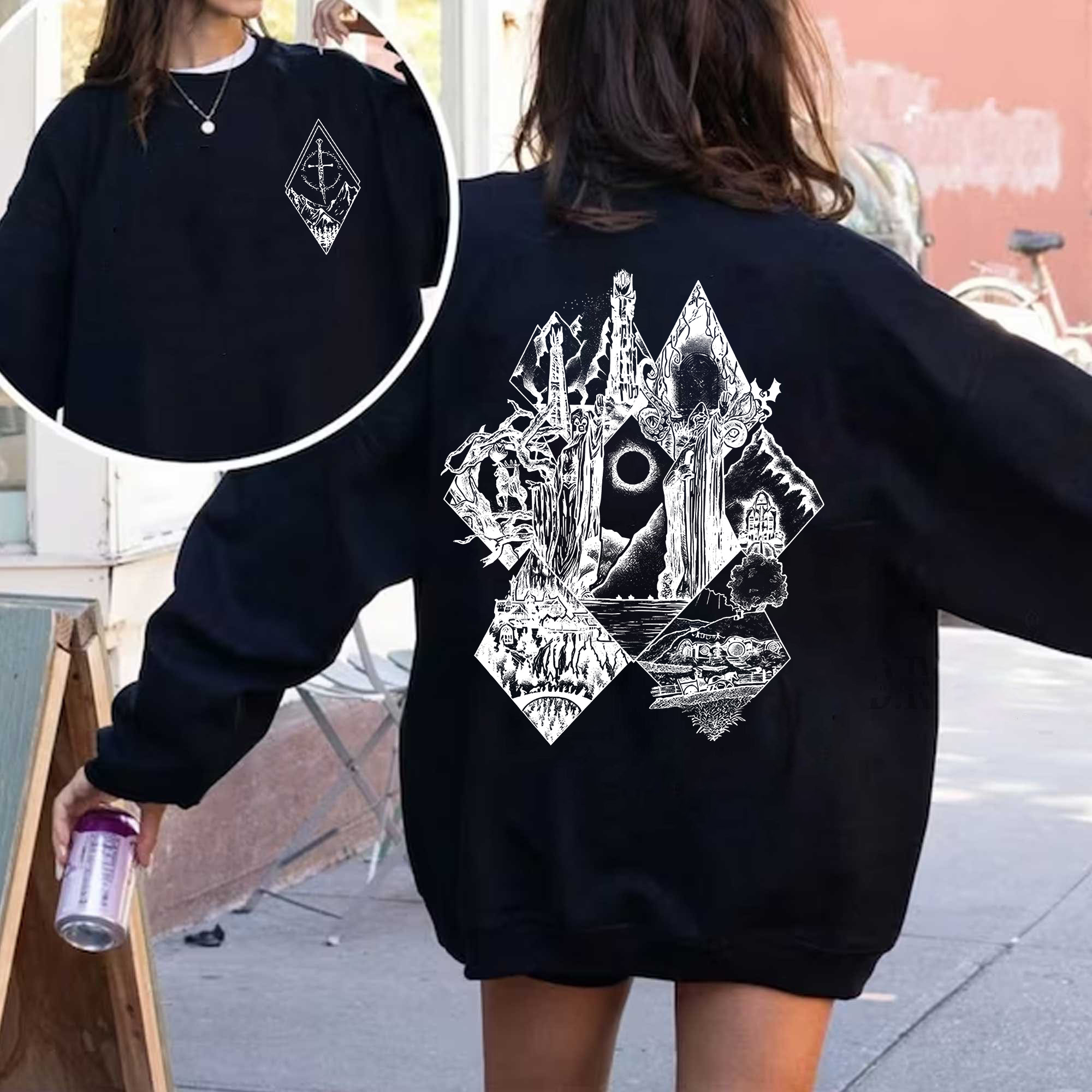 Middle Earth Lotr Sweatshirt For Women