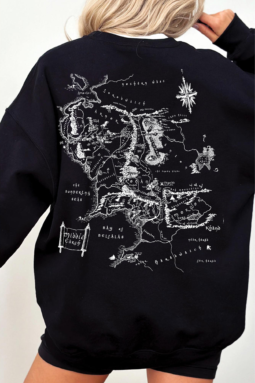 Lotr Middle Earth Tolkien Universe Sweatshirt For Women