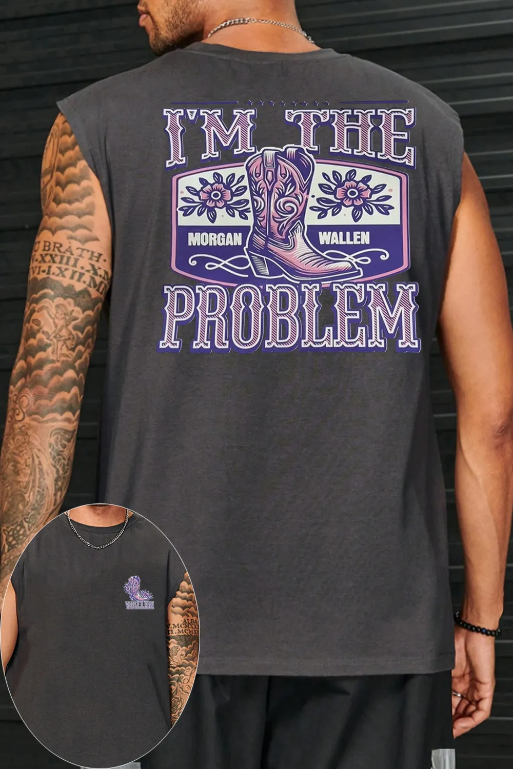 morganwallen music fans Men's vest