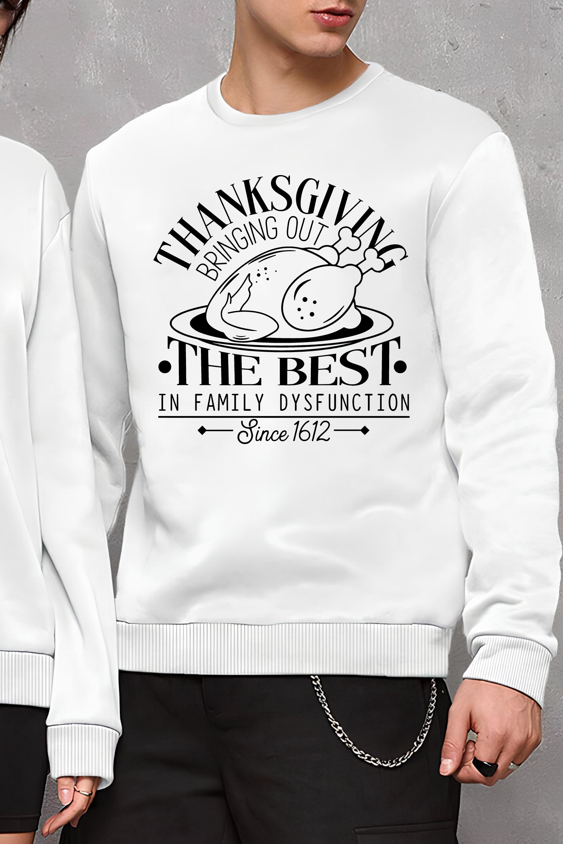 Family Thanksgiving  Couple Matching Sweatshirt For Men