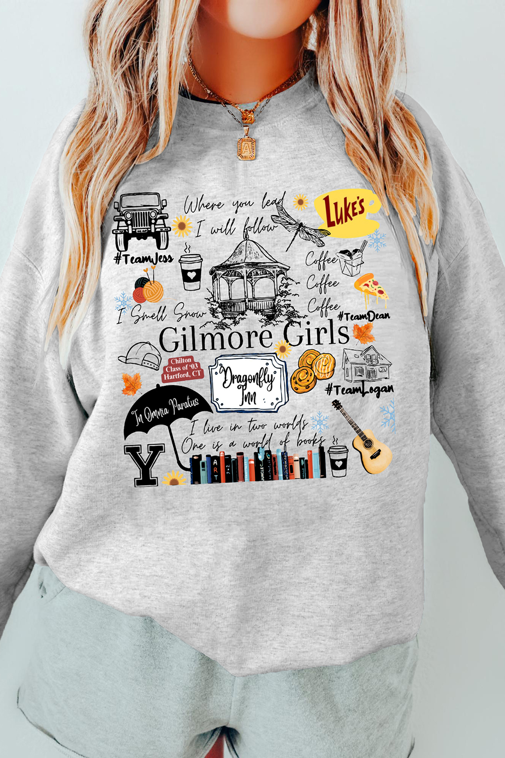 Gilmore Girls Tv Show Merch Fleece Sweatshirt For Women
