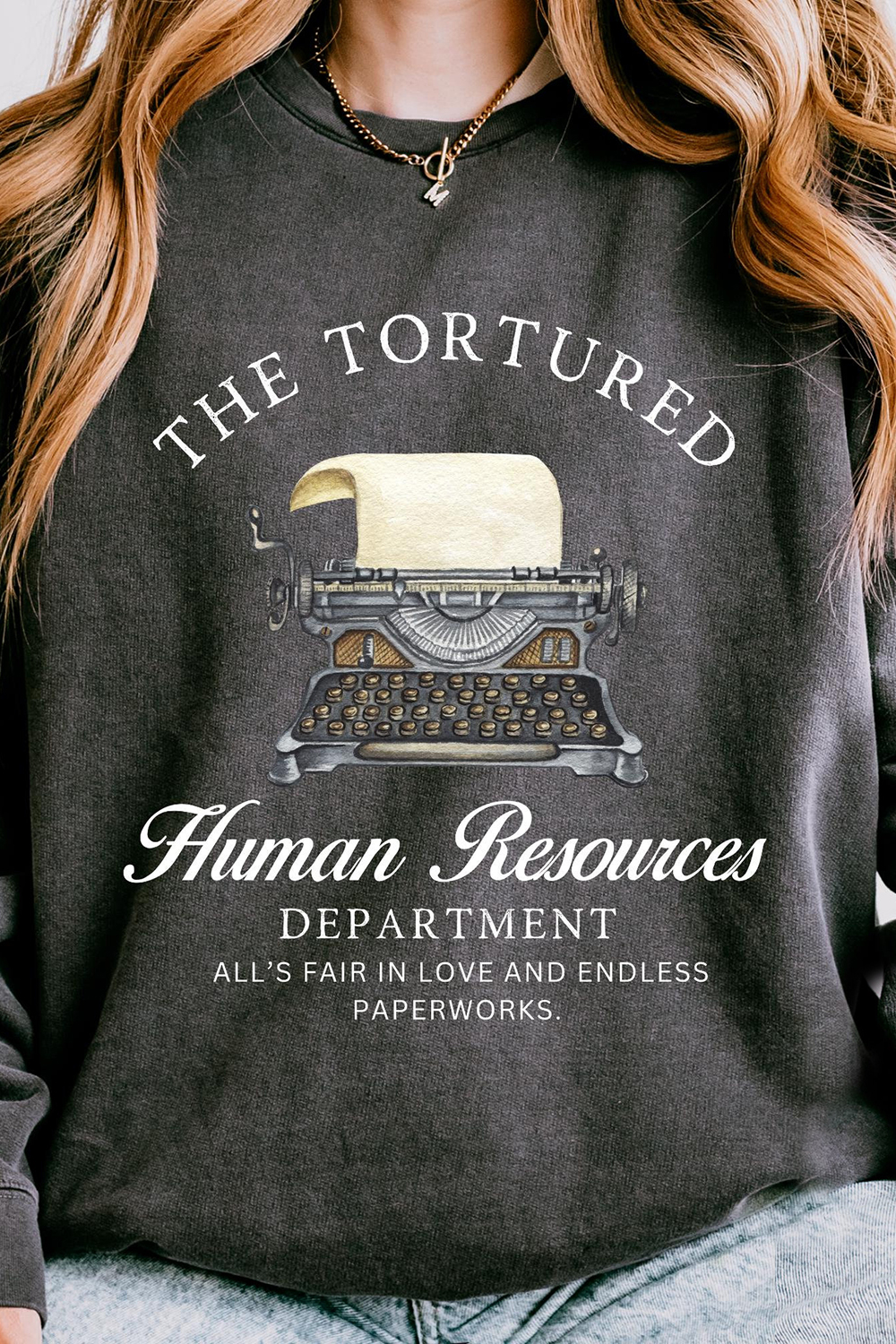 Funny Human Resources Merch Fleece Sweatshirt For Women