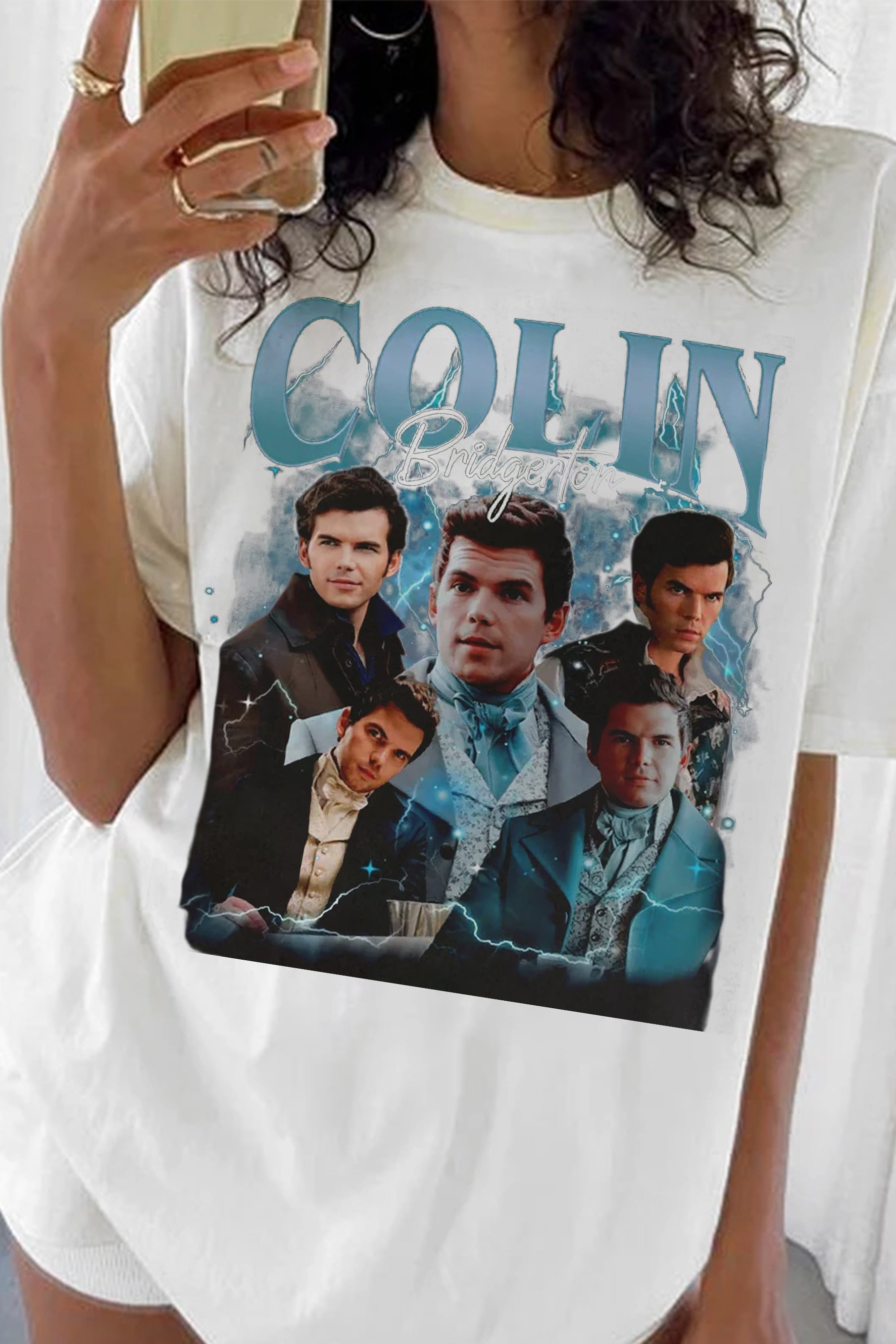 Vintage Coli.n Bridg.erton  Tee For Women