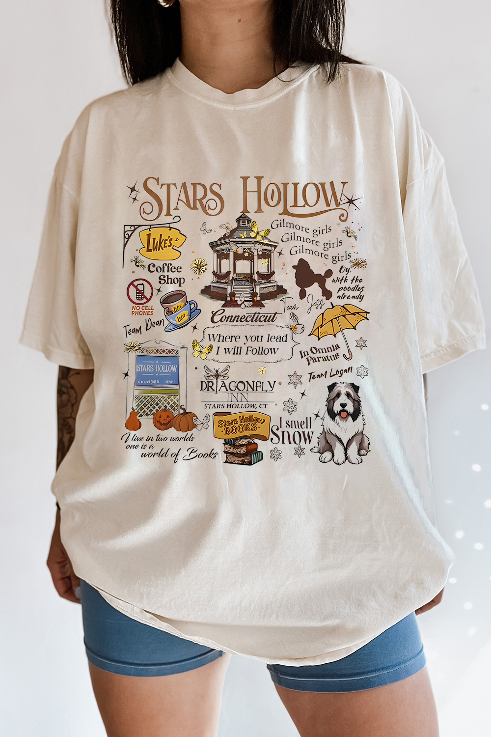 Stars Hallow Gilmore Girls Tee For Women