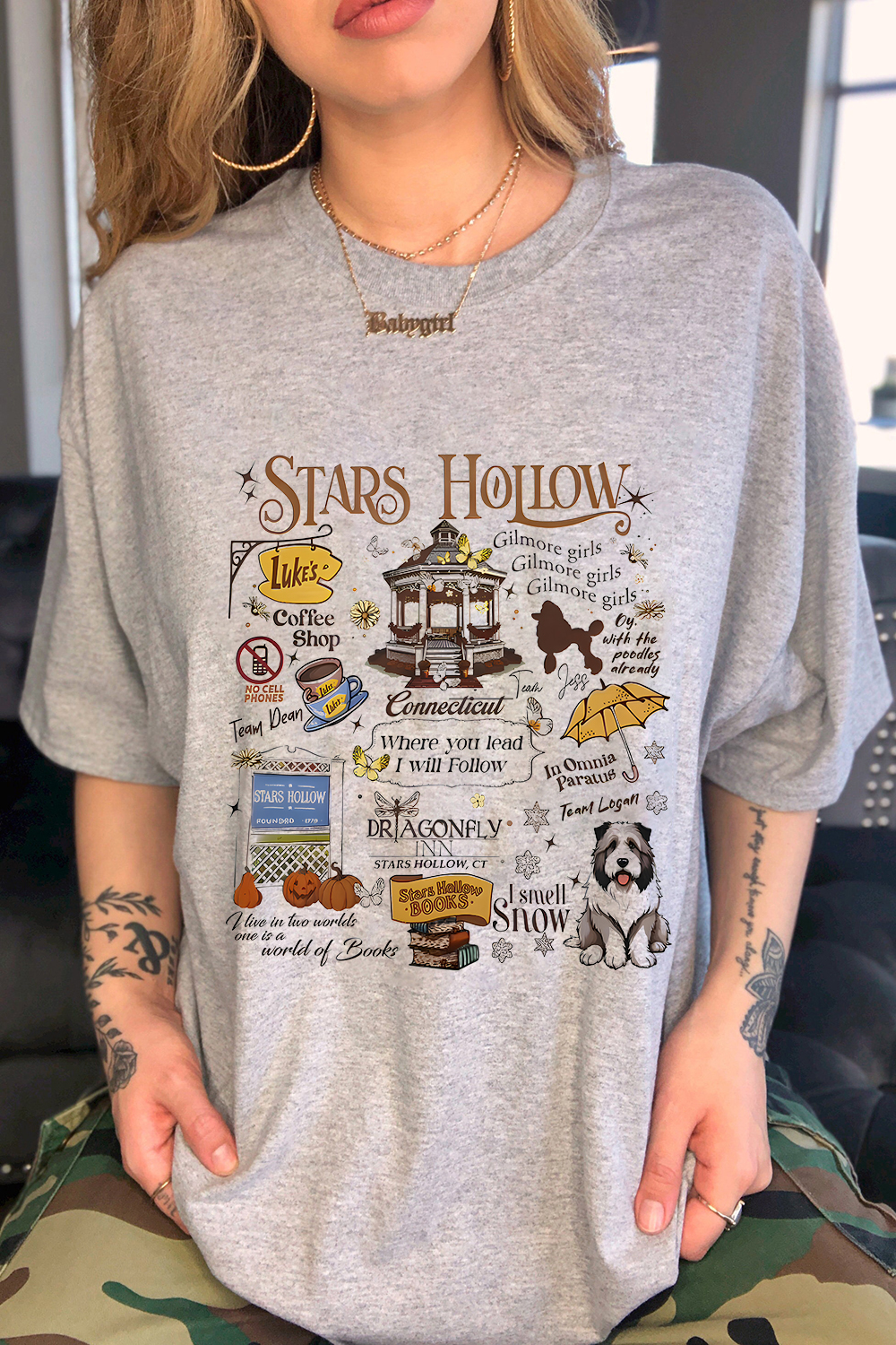 Stars Hallow Gilmore Girls Tee For Women