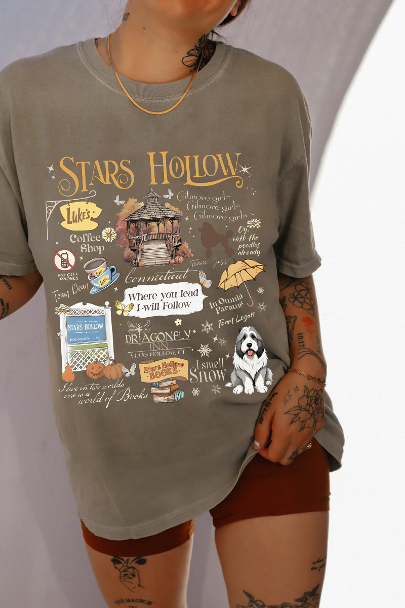 Stars Hallow Gilmore Girls Tee For Women