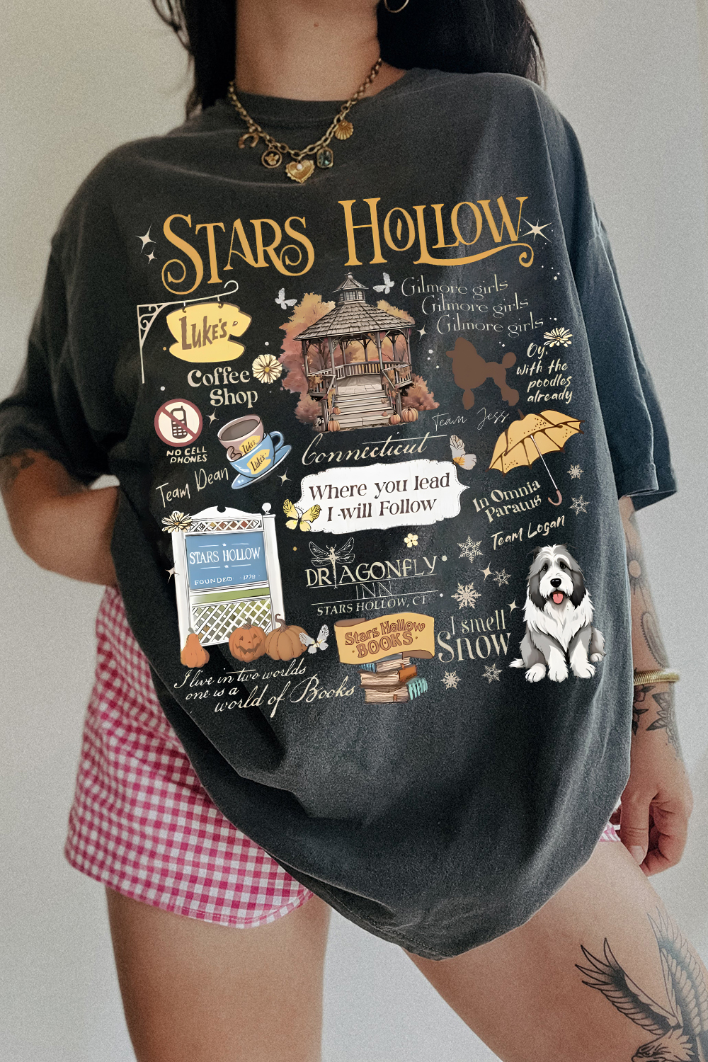 Stars Hallow Gilmore Girls Tee For Women