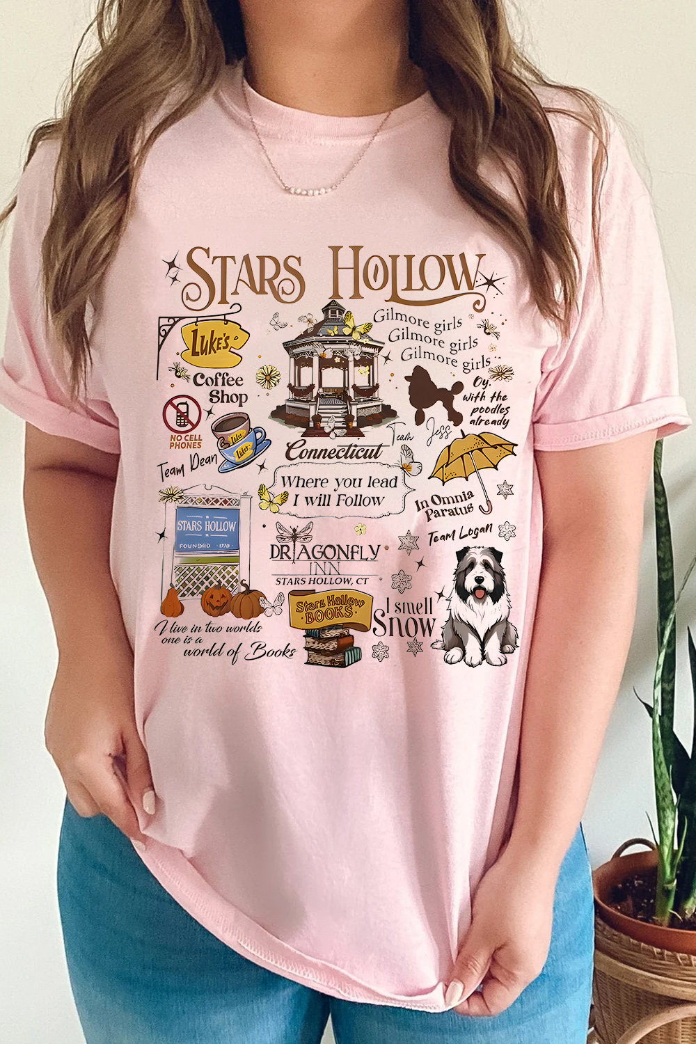 Stars Hallow Gilmore Girls Tee For Women
