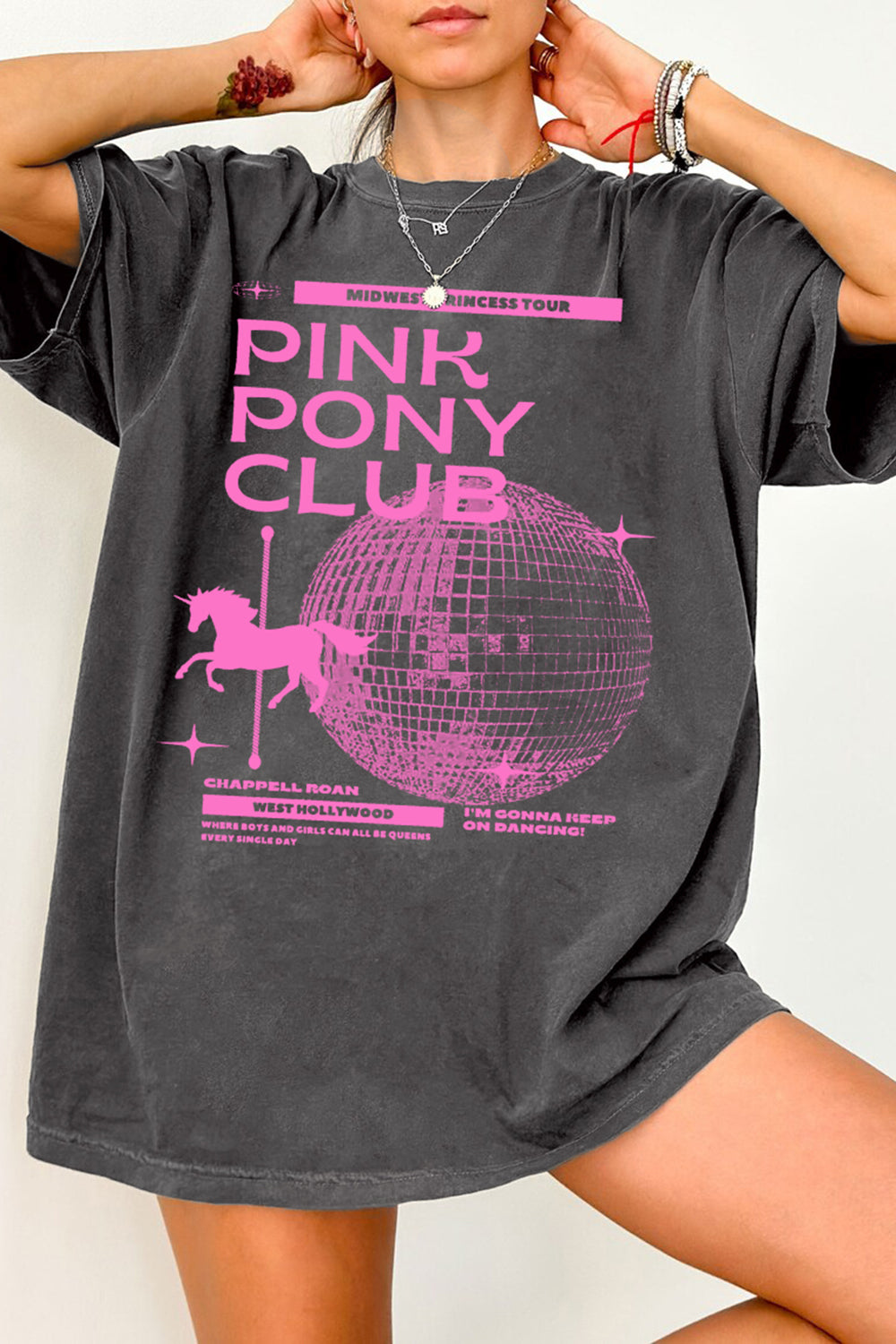 Chappell Roan Pink Pony Club LGBT Tee For Women