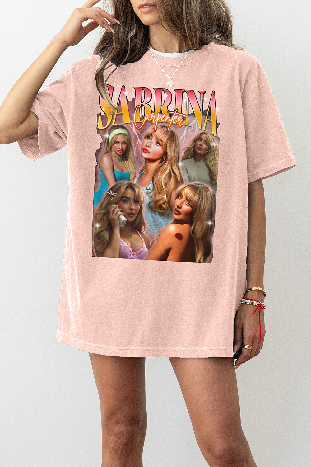 Retro Sabrina Carpenter 2024 Tour Graphic Tee For Women