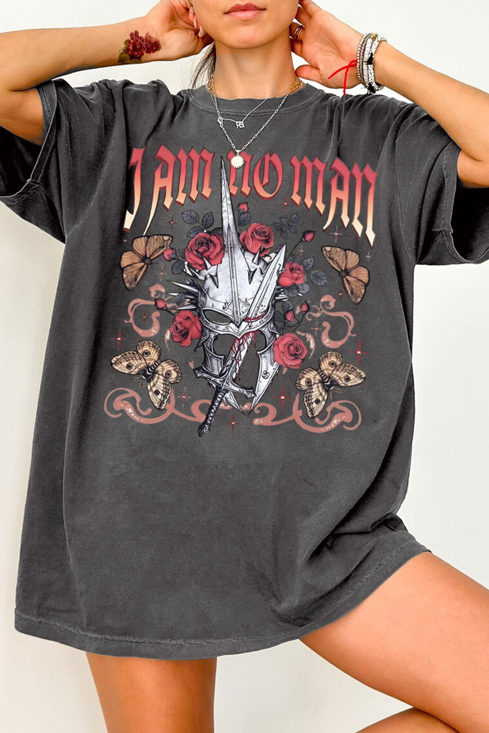I Am No Man Fantasy Tee For Women