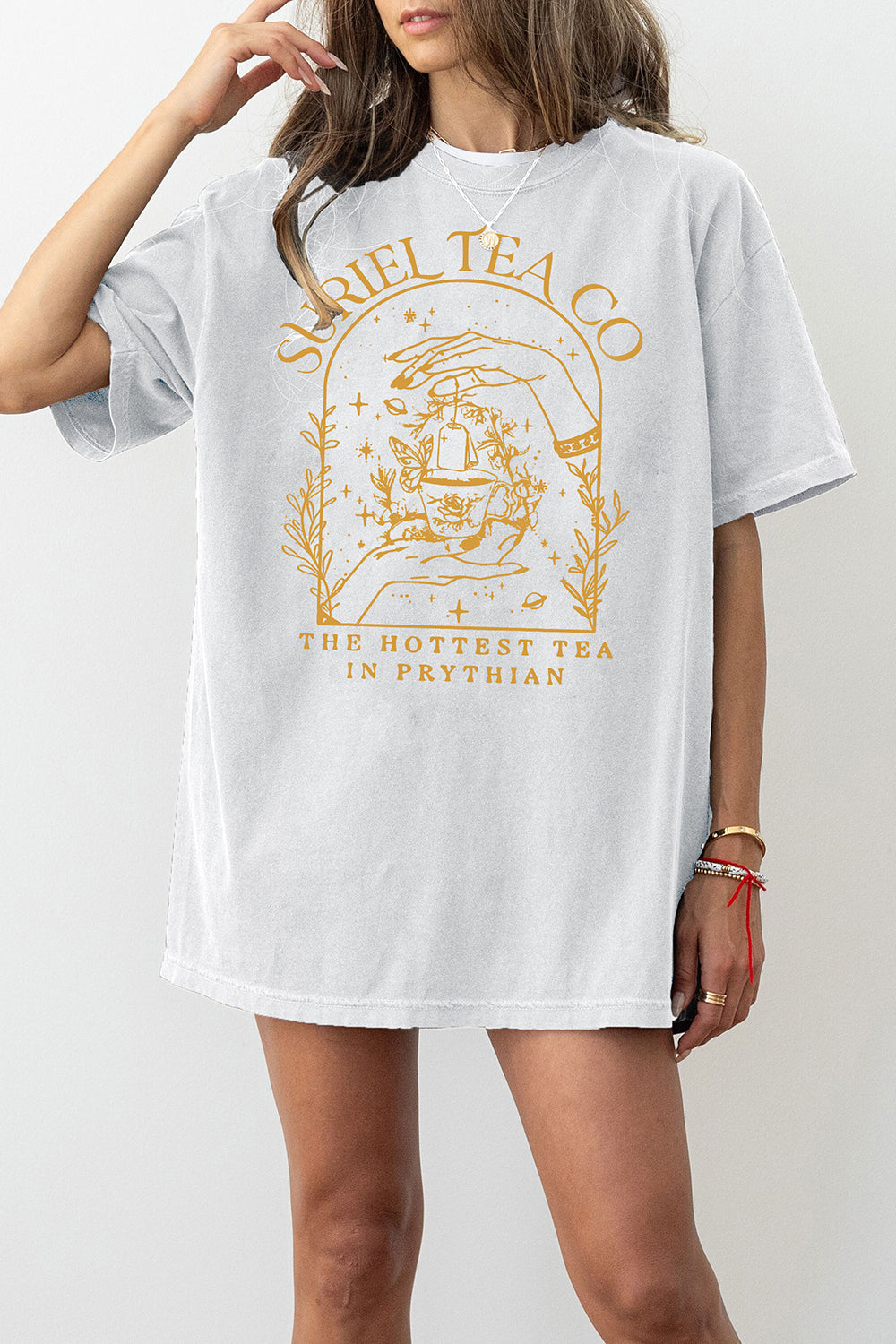 Suriel Tea Co A Court Of Thorns And Roses Bookish Tee For Women