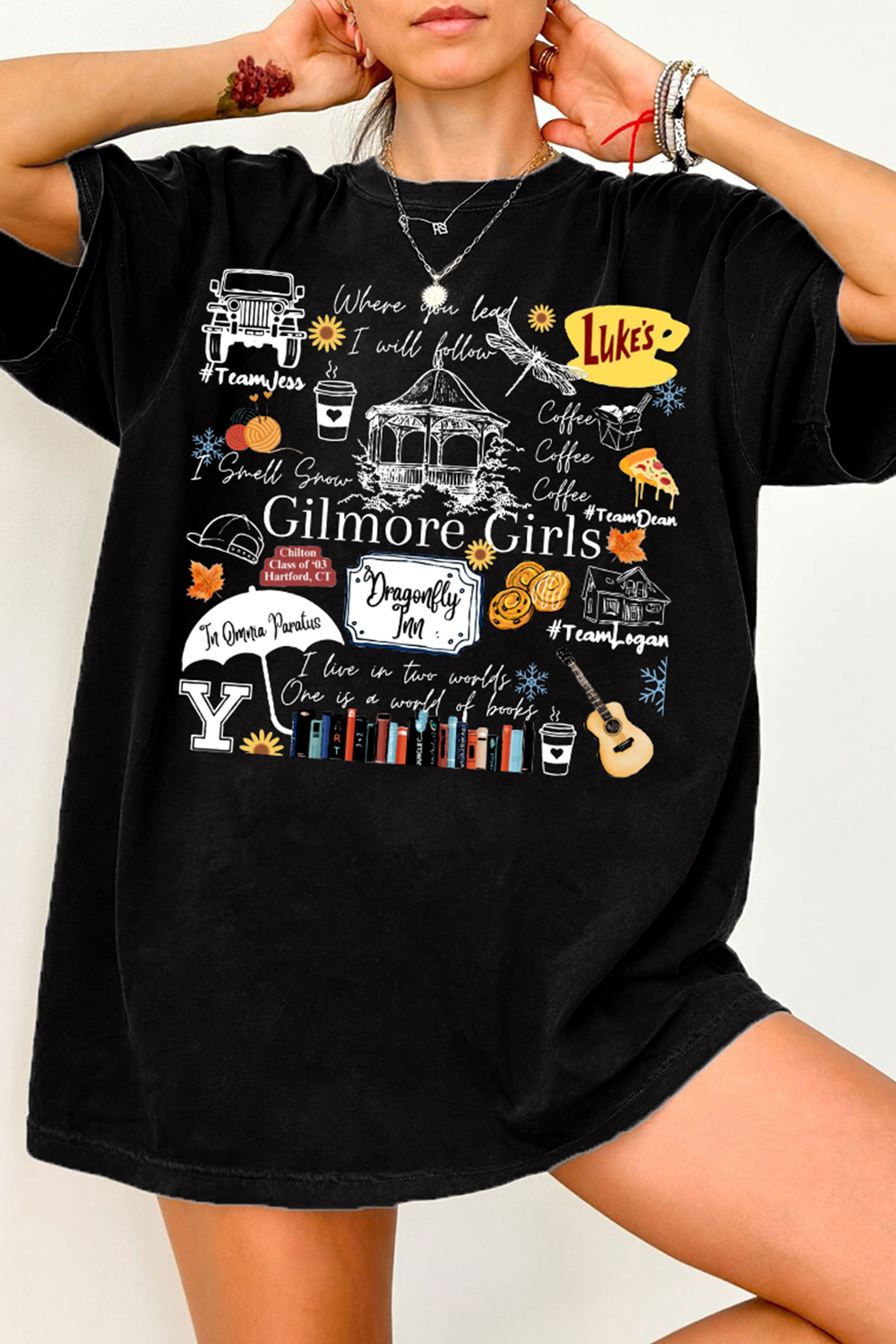 Gilmore Girls Tv Show Merch Tee For Women
