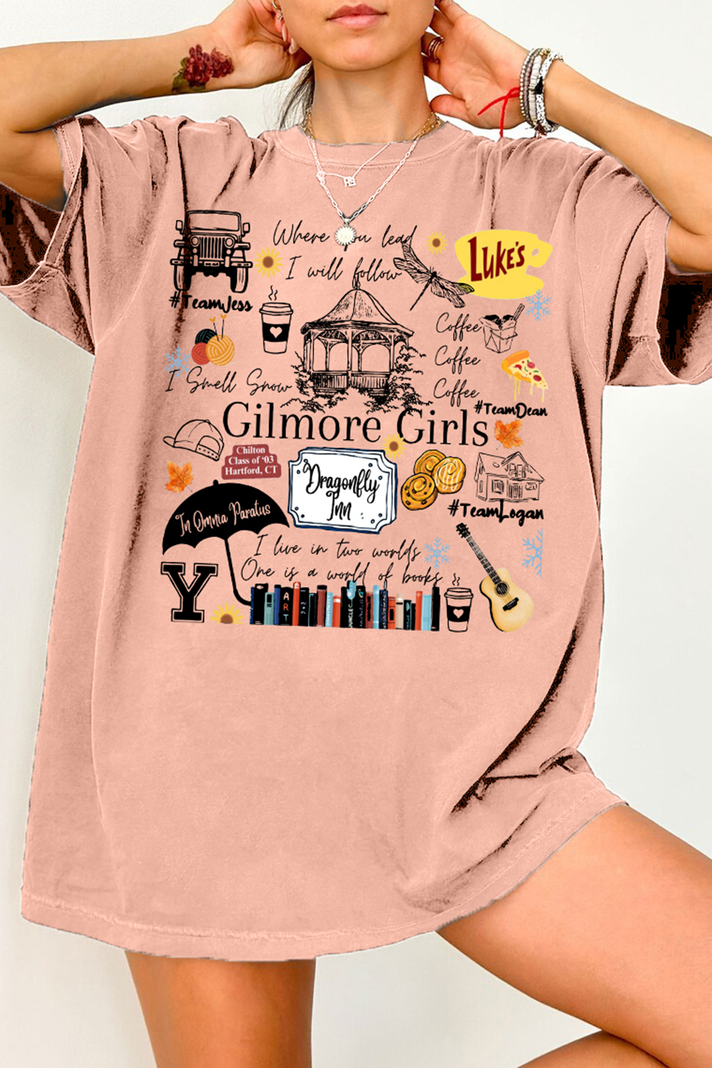 Gilmore Girls Tv Show Merch Tee For Women