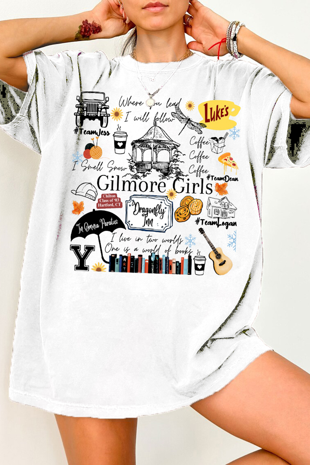 Gilmore Girls Tv Show Merch Tee For Women