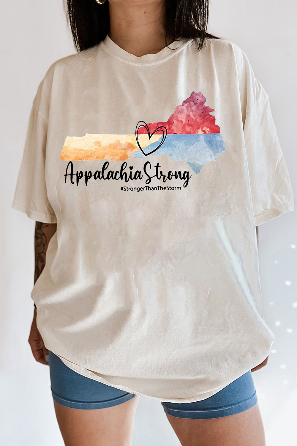 Appalachia Strong Hurricane Disaster Relief Stronger Than The Storm Tee For Women