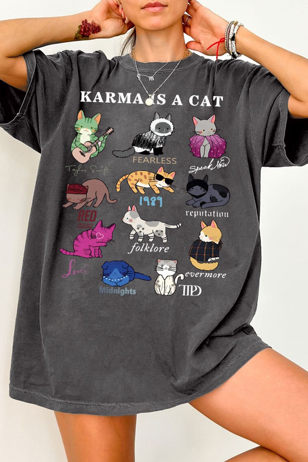 Karma is A Cat Tee For Women
