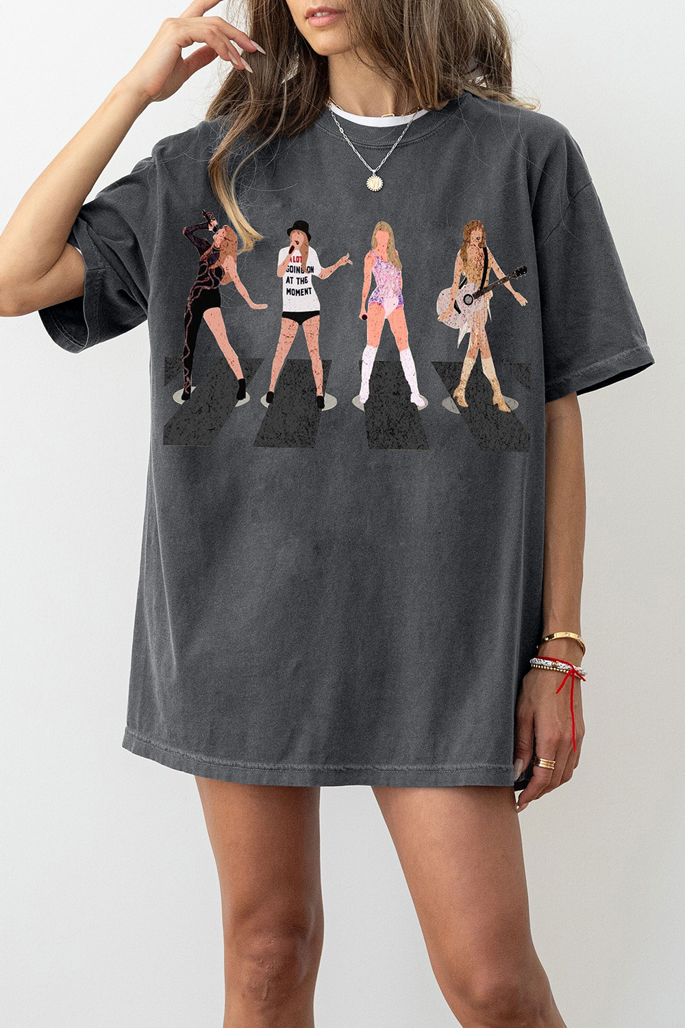 Distressed Taylor  Graphic Tee For Women