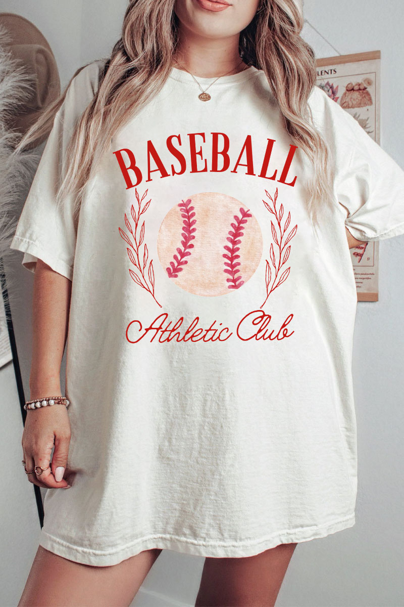 Baseball  Aesthetic Gameday Sports Tee For Women