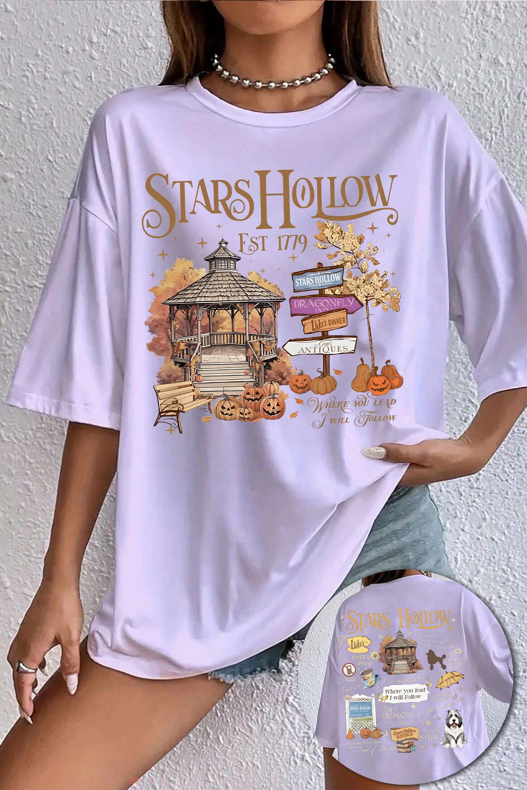 Stars Hollow Luke's Coffee Tee For Women