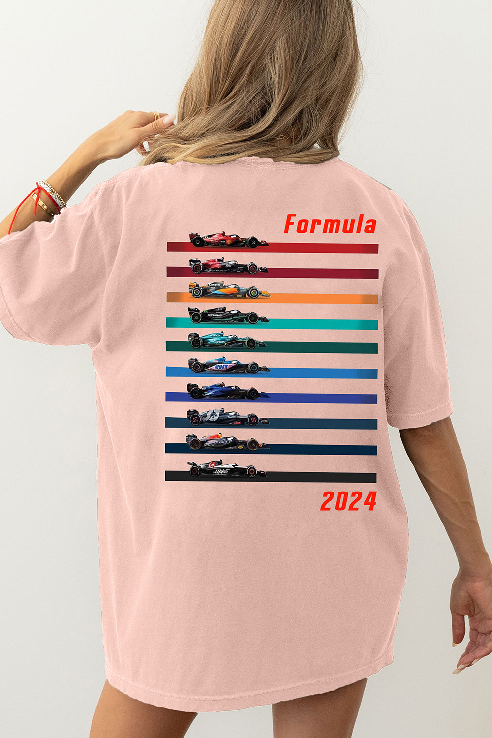 Racing Inspired Cars 2024 Heavy Blend Vegas Tee For Women