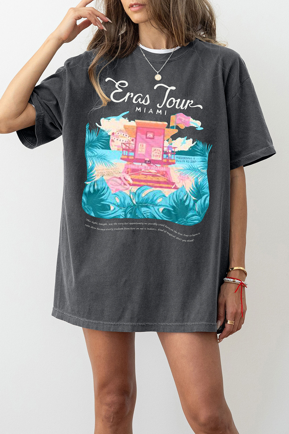 Miami Eras Tour Night Three Lifeguard Tee For Women