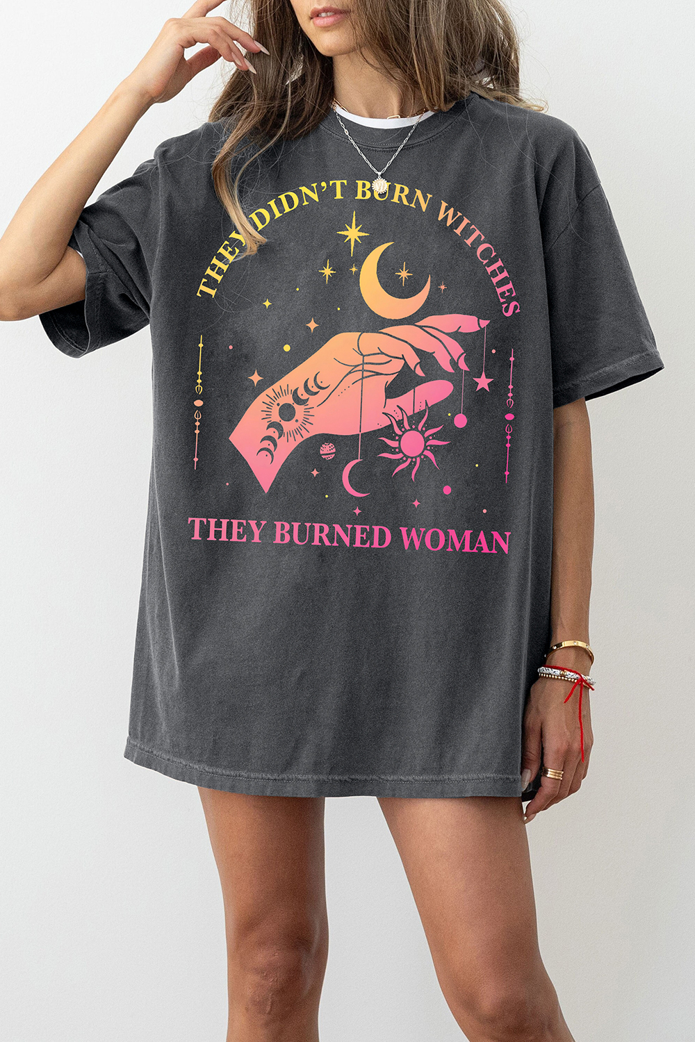 They Didn't Burn Witches They Burned Women Feminism Tee For Women