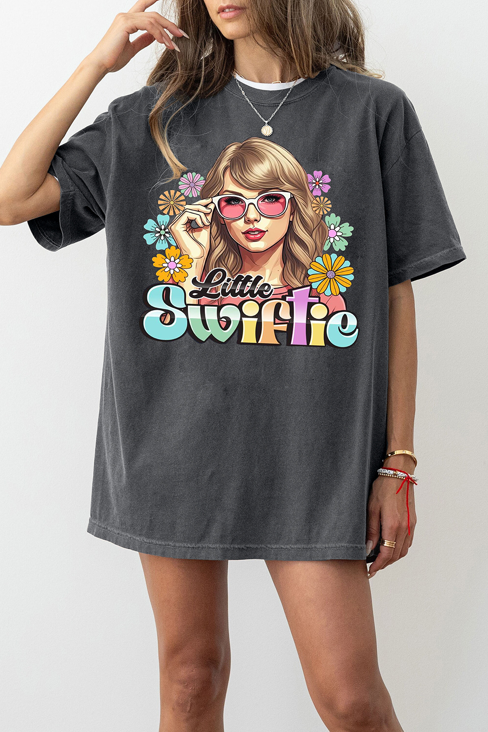 TS Little Swiftie Floral Era Tour Tee For Women