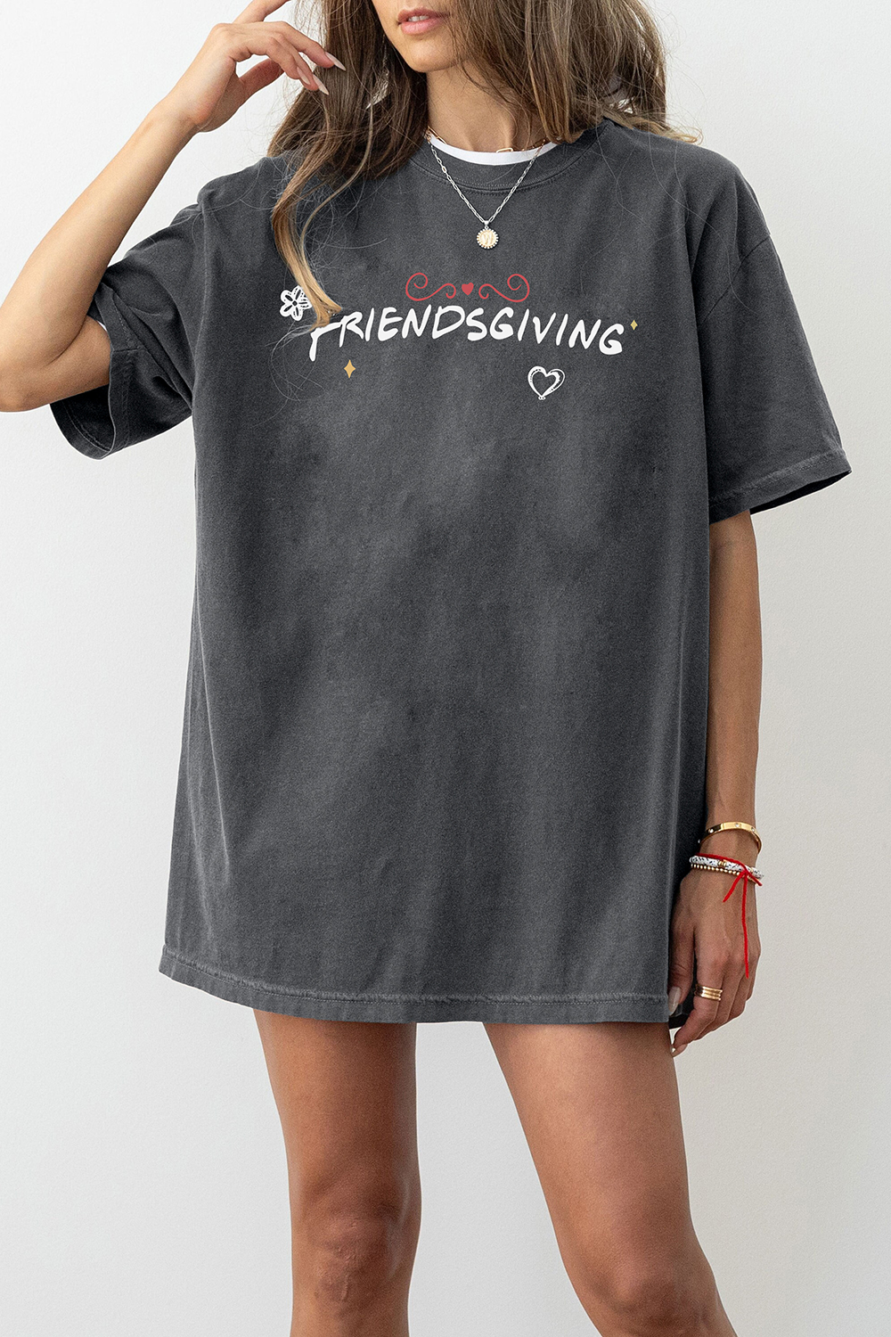 Friends Thanksgiving Christmas Tee For Women