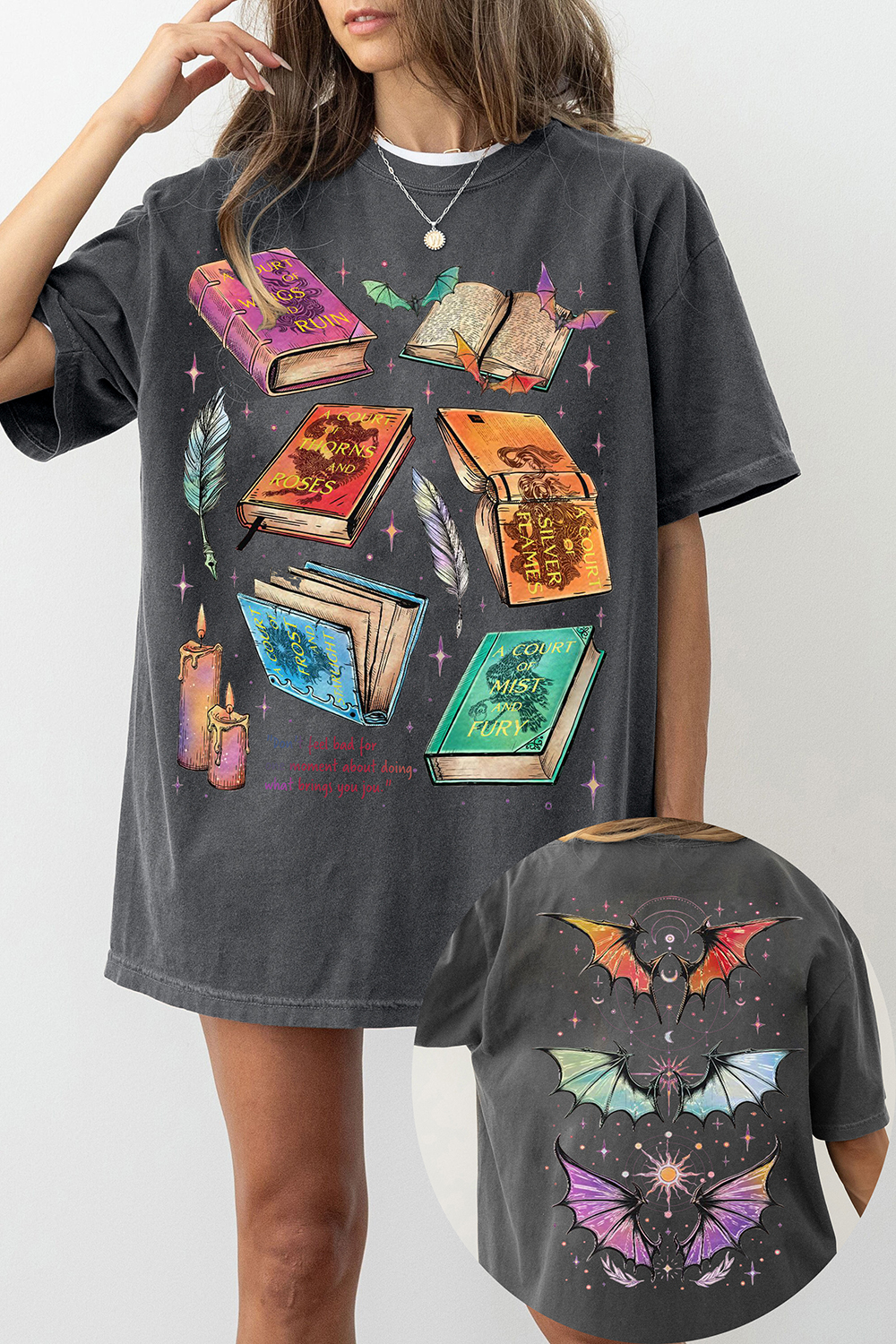 The Bat Boys Velaris Book Lover Tee For Women