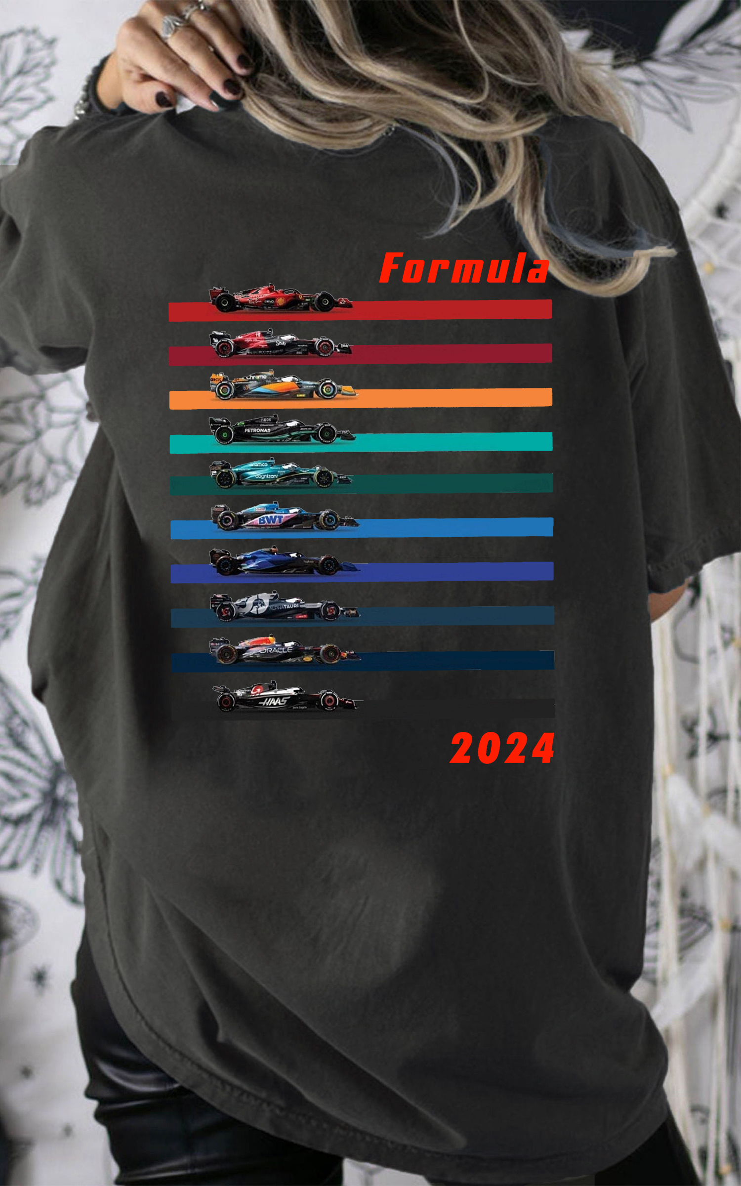 Racing Inspired Cars 2024 Tee For Women