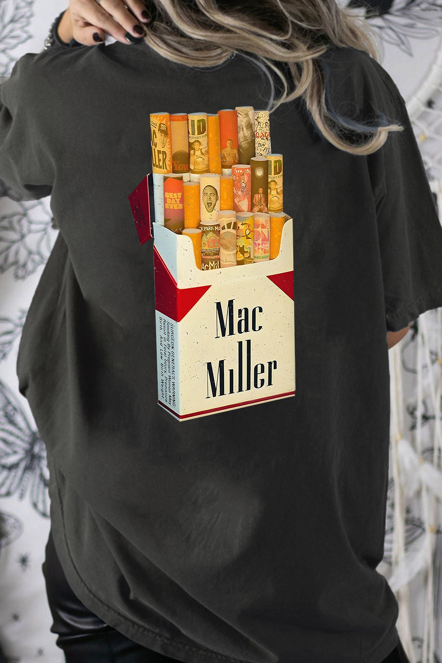 Mac Miller Pack Of Cigarettes Tee For Women