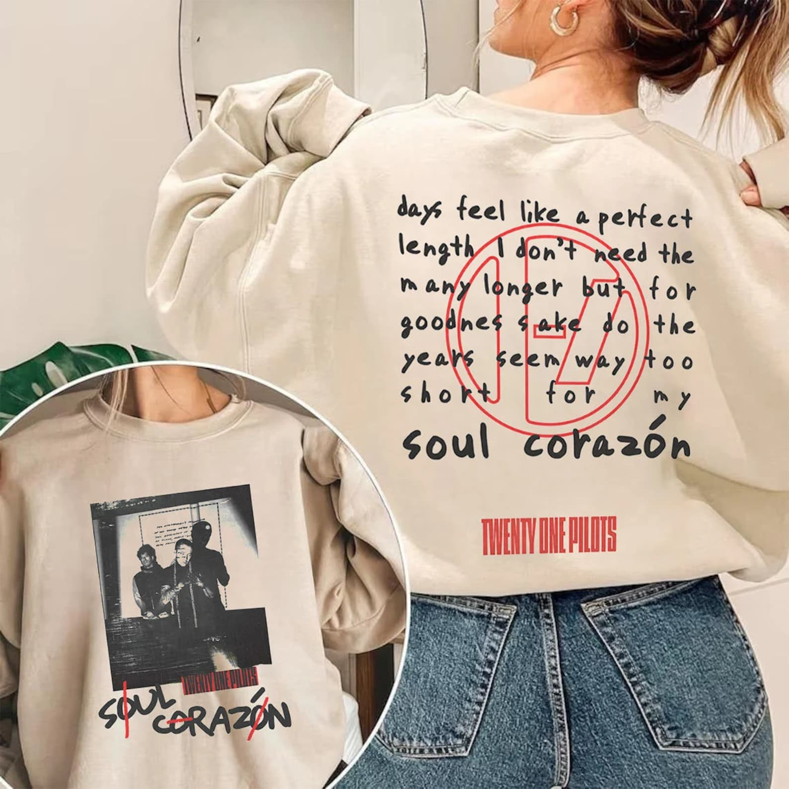 Twenty One Pilots �C The Clancy World Tour 2024 Both Side Sweatshirt