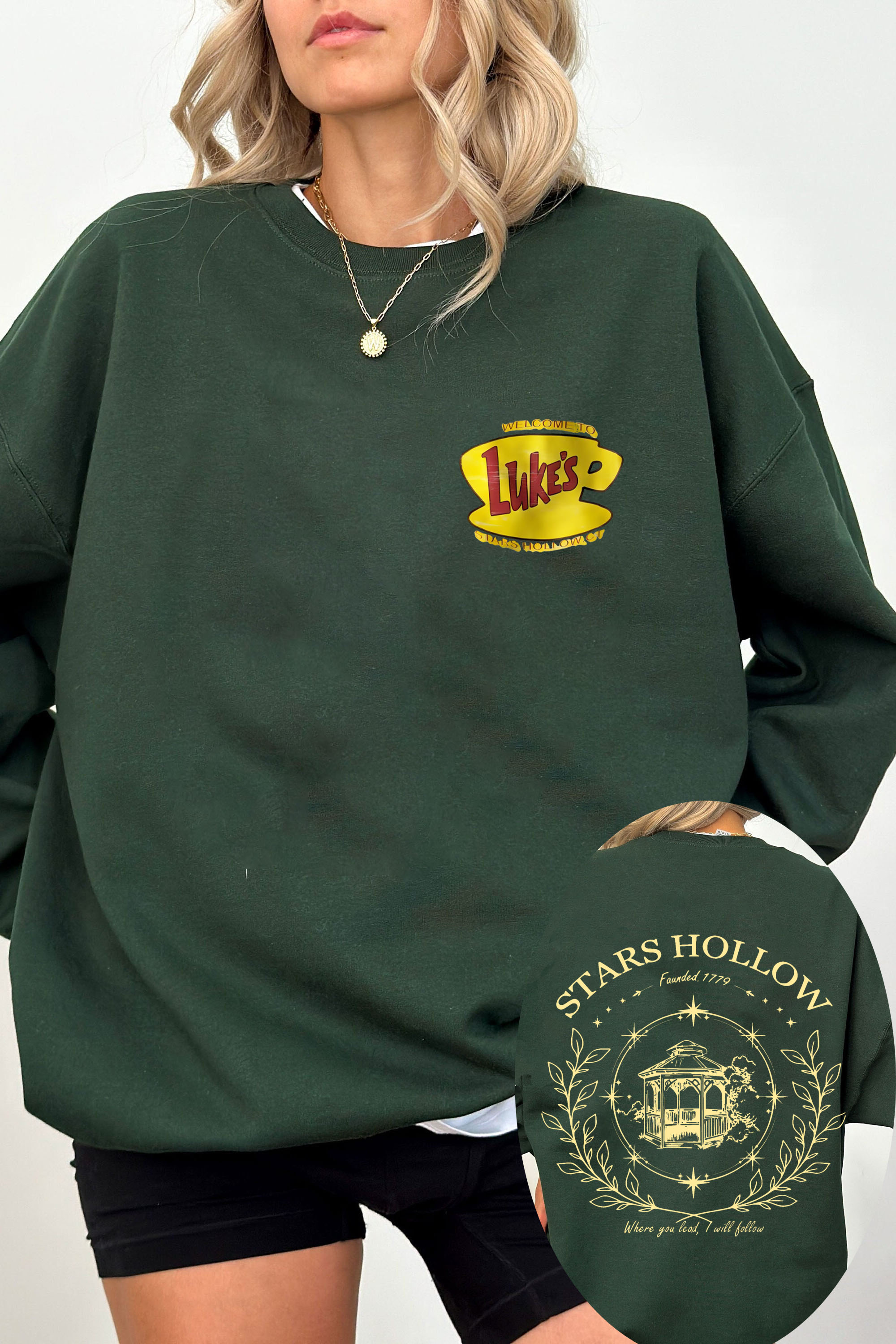 Stars Hollow Where You Lead I Will Follow Sweatshirt For Women