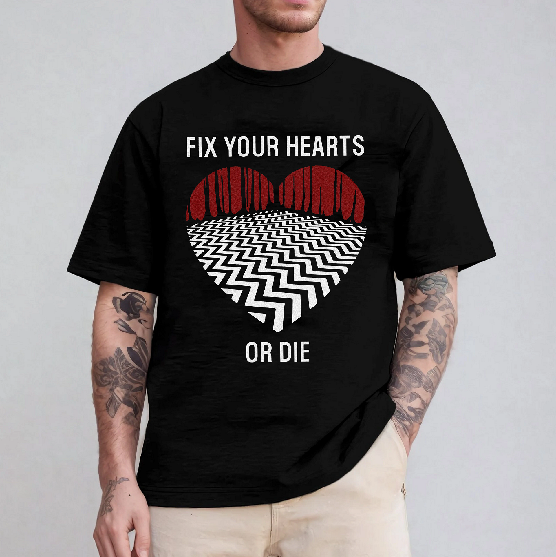 Fix Your Hearts or Die Tshirts/Sweatshirts/Hoodies